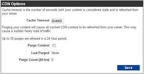 CDN Basic Options